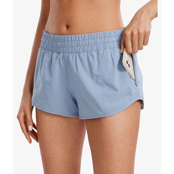 CRZ YOGA Pants - CRZ YOGA Women's Running Short Low Waisted Mesh Liner Quick Dry size medium NWT